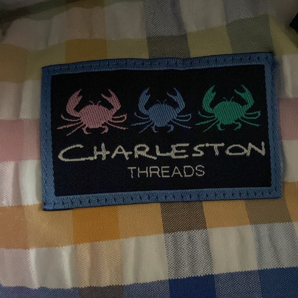 Charleston Threads Men’s Button Down Long Sleeve Shirt - Picture 2 of 3